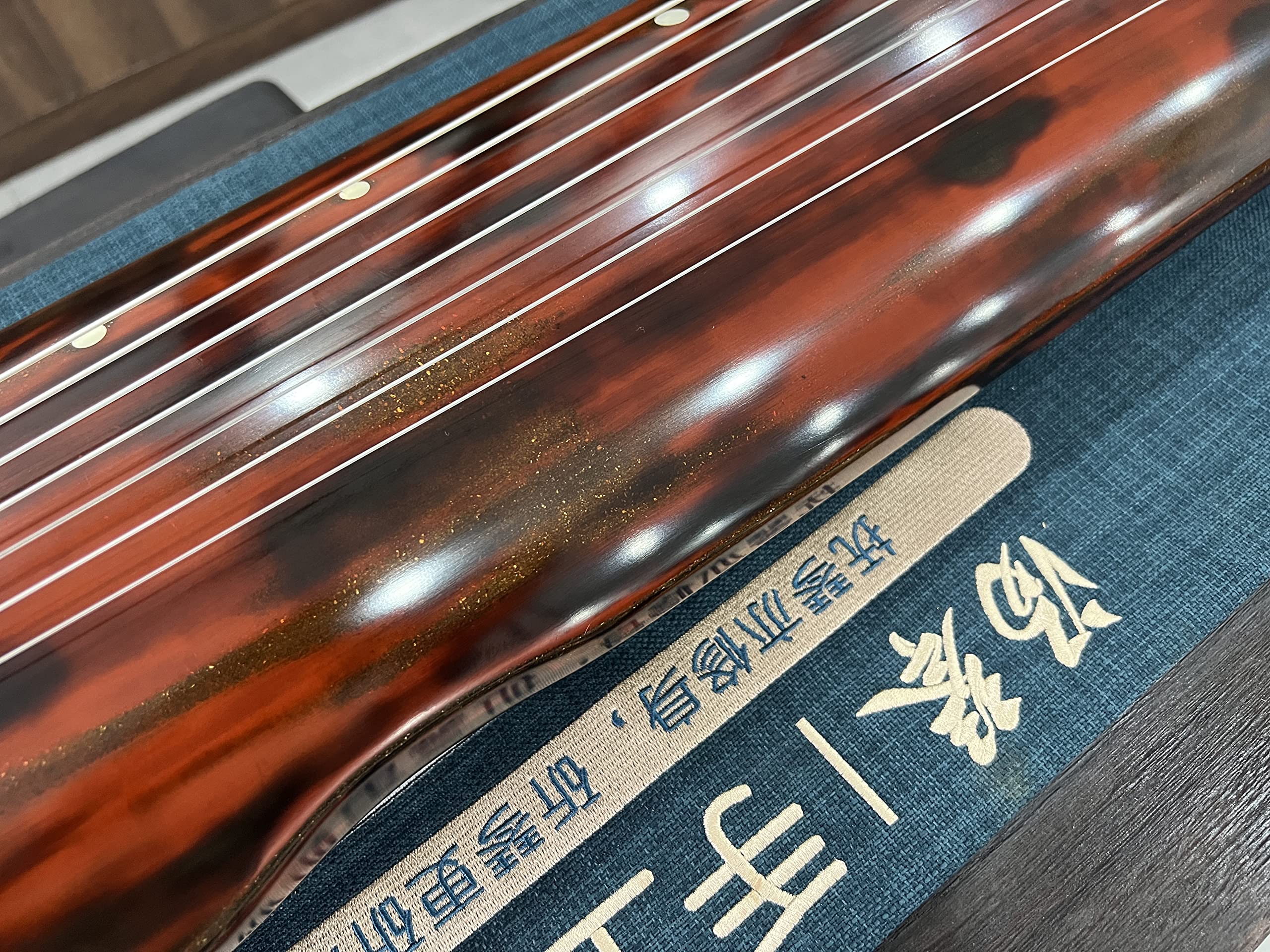 LANDTOM Hochwertiger / Konzert-Niveau, reine handgefertigte Fuxi-Stil, ab 100 Jahren, Tanne ( Guqin/chinesischer Zeither von berühmtem Meister