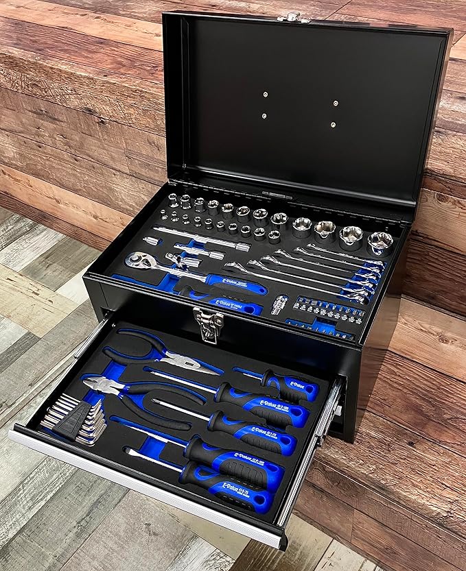 E-Value EST-2270BK Set de Herramientas 70 Piezas con Cofre Negro miniatura 2