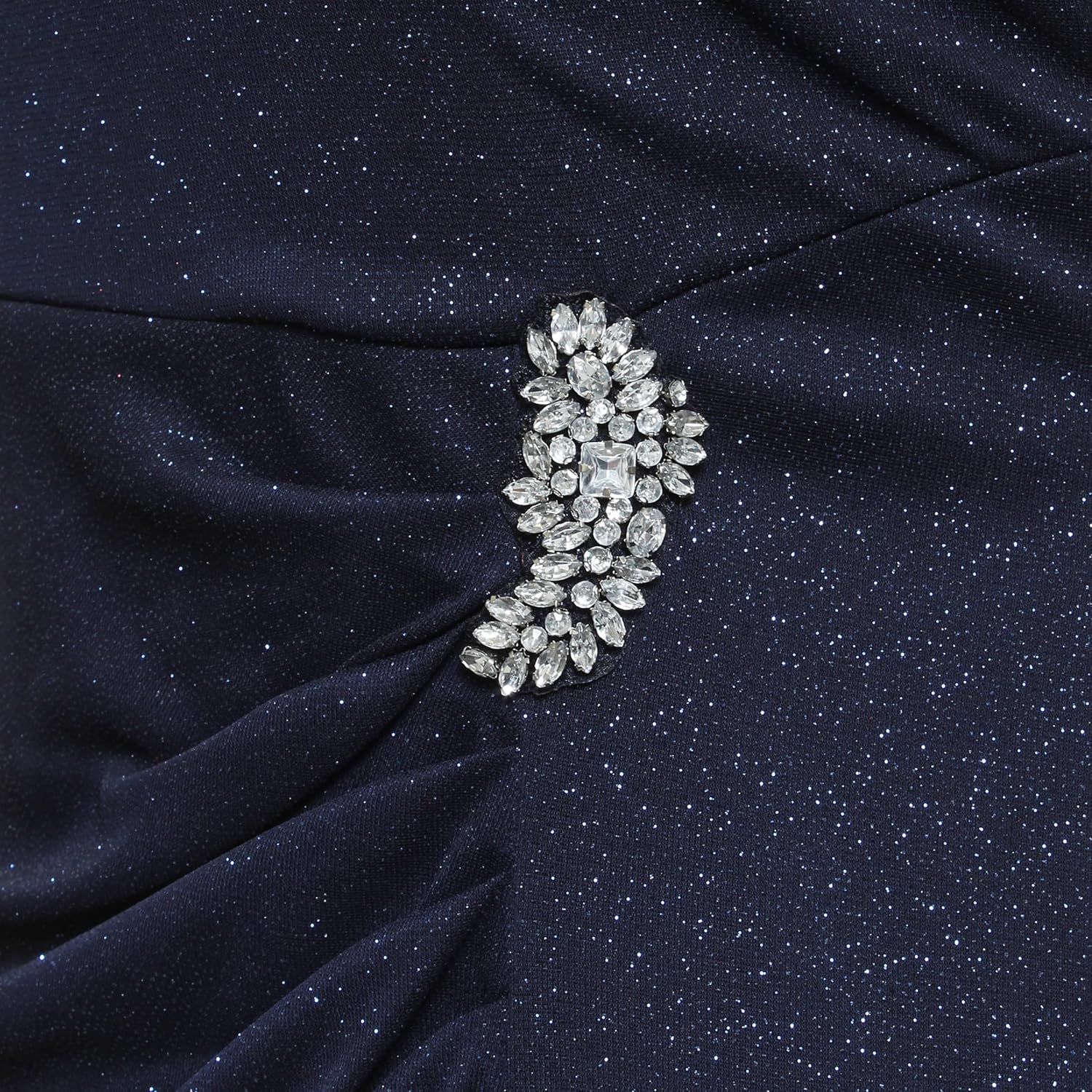 S.L. Fashions Womens Plus Size Long Sleeveless Gown with Bolero Cascade Jacket, Mother of The Bride Dress - Image 5