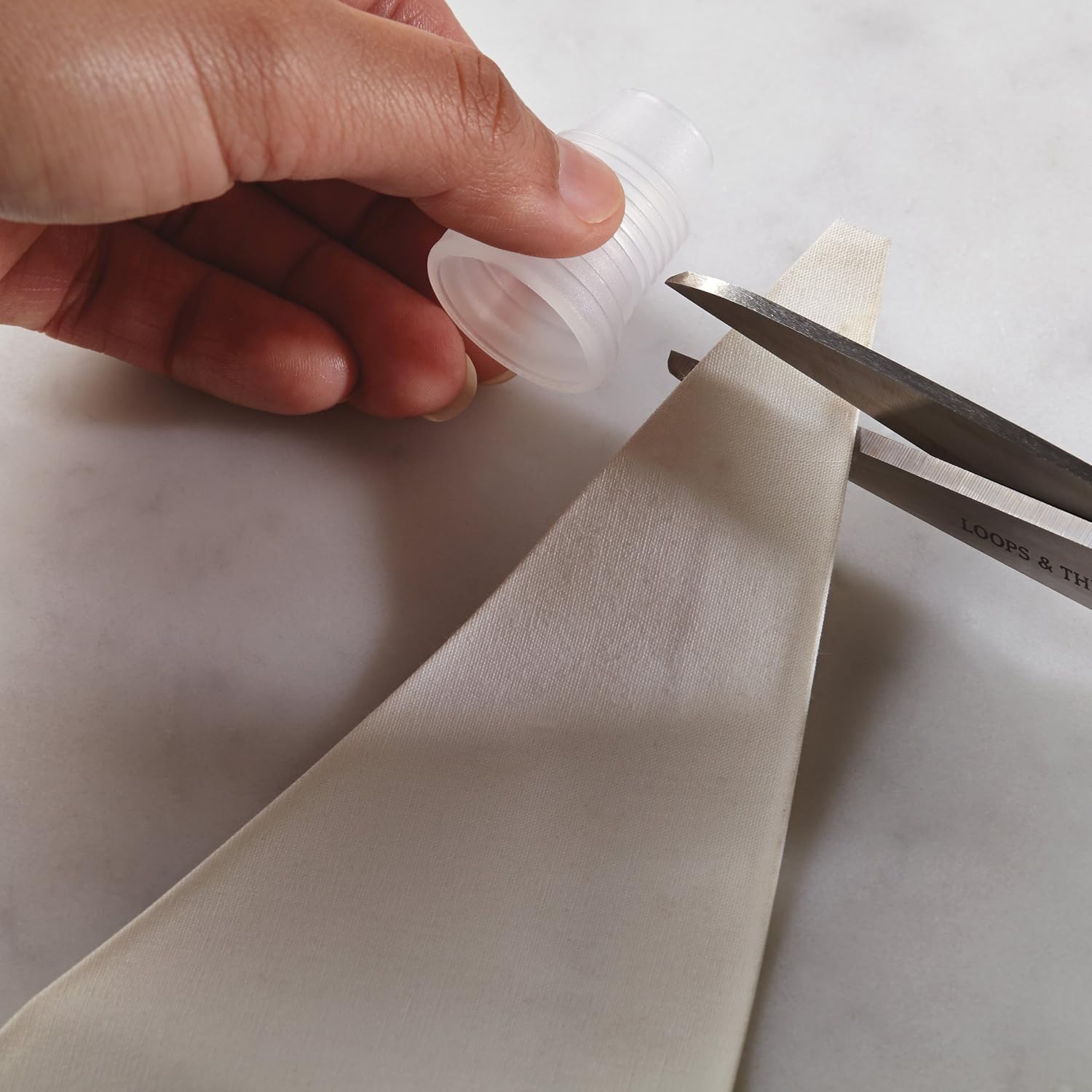Cake Boss Decorating Tools 2-Piece Cotton Icing Bag Set, Cream