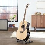 Amazon Basics Adjustable Folding Guitar Stand, Fully Assembled - For School Music Program, Concerts & Multiple Users
