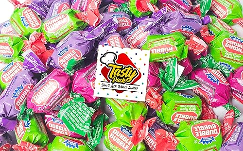 Miniatura 5 de Dubble Bubble - Surtido de chicle de sabor a fruta de manzana, uva, sandía, chicles mixtos a granel, 1 libra