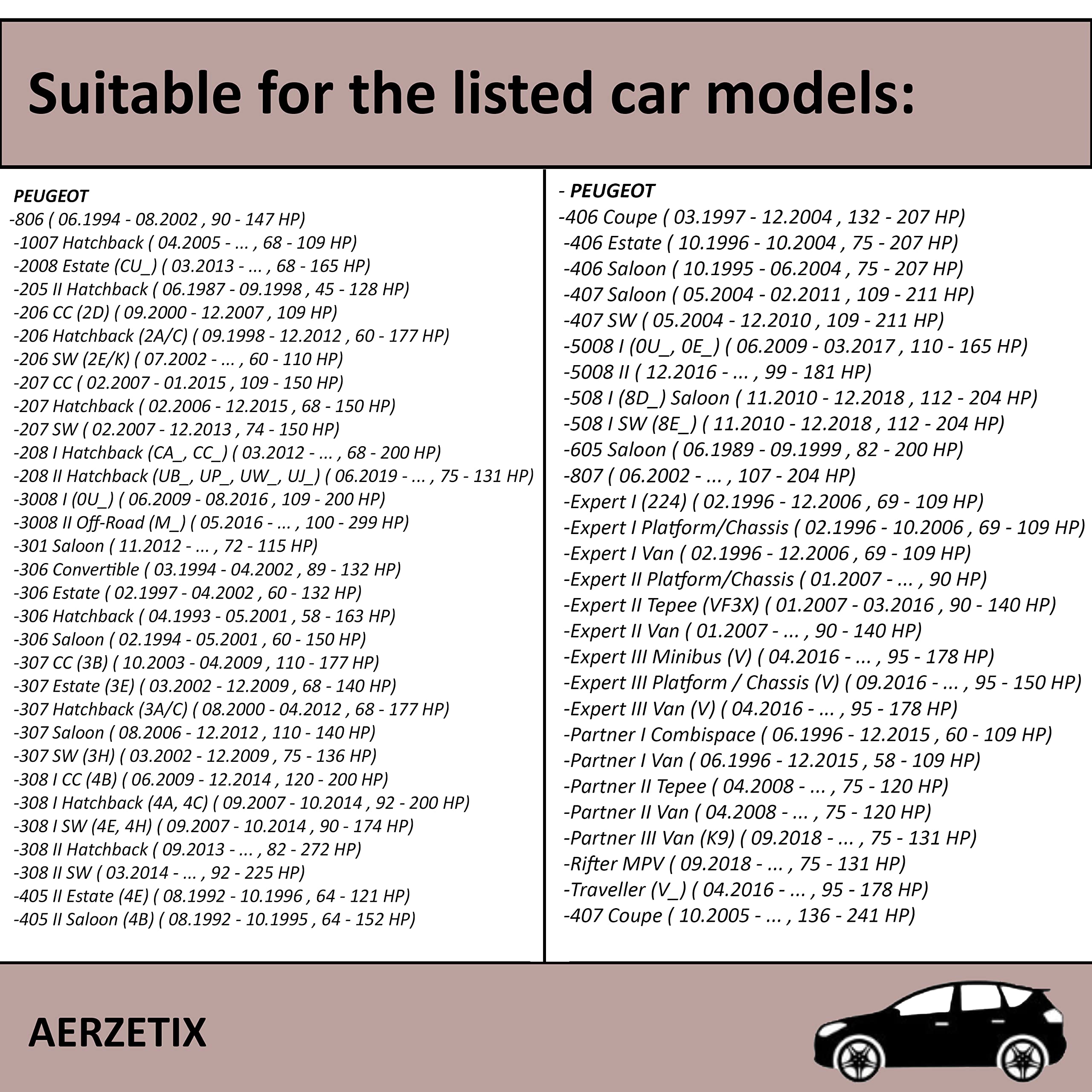 AERZETIX - C40098 - Boccola guida frizione - compatibile con 210535, 9618819780, 3645729, 9629860480