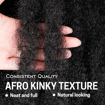 Marley Twist Braiding Hair 8 Packs Marley Twist Hair Cuban Twist Hair 24 Inch Afro Kinky Curly Twist Crochet Hair Cuban Twist Soft and Natural Hair 1B Black (1B, 18inch)