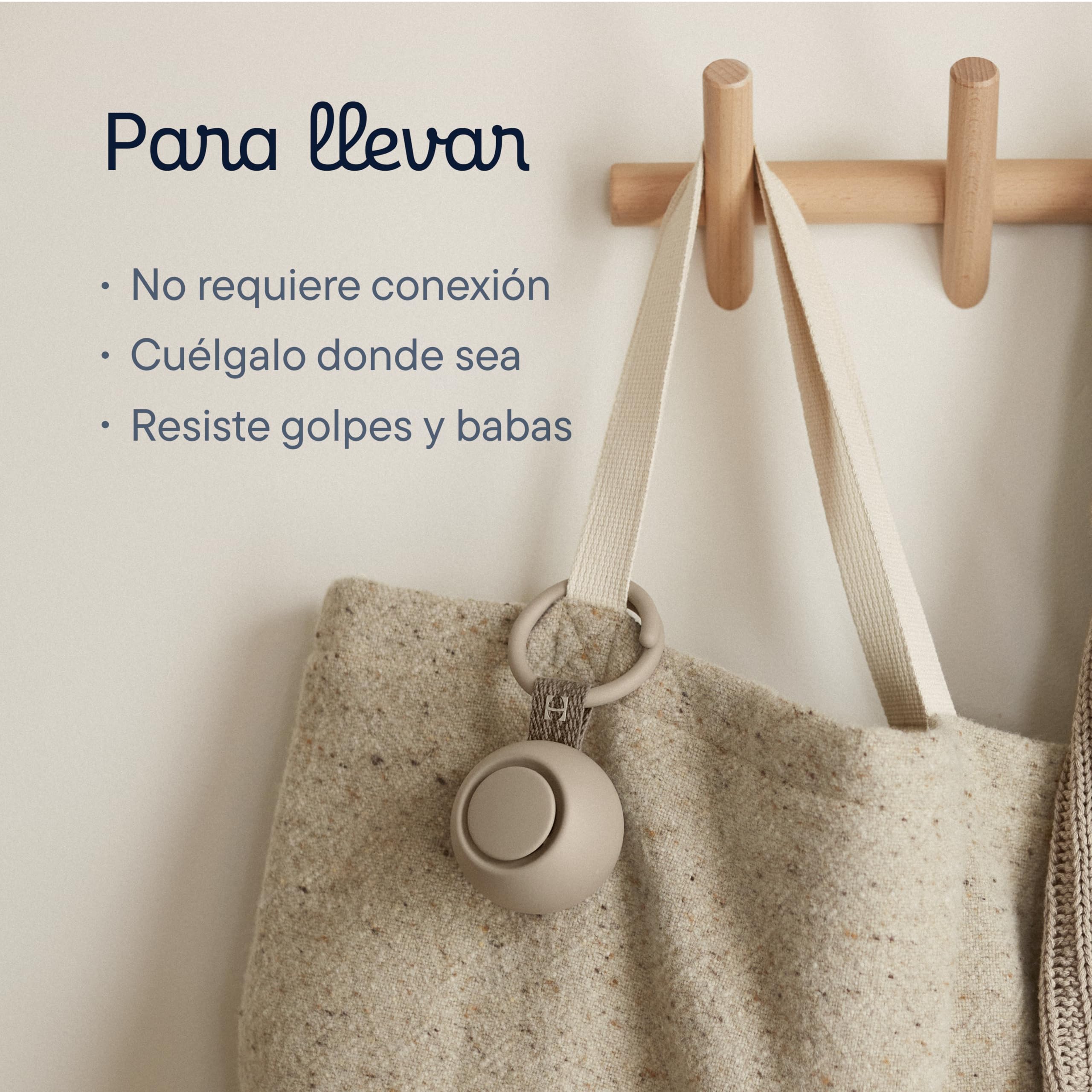 Hatch Rest Go | Máquina de sonido portátil para bebés y niños | Chupete de sueño para bebé | 10 sonidos relajantes | Ruido blanco | Shush | Viajes | Lista de regalo | Fiesta de prenatal | Cochecito de