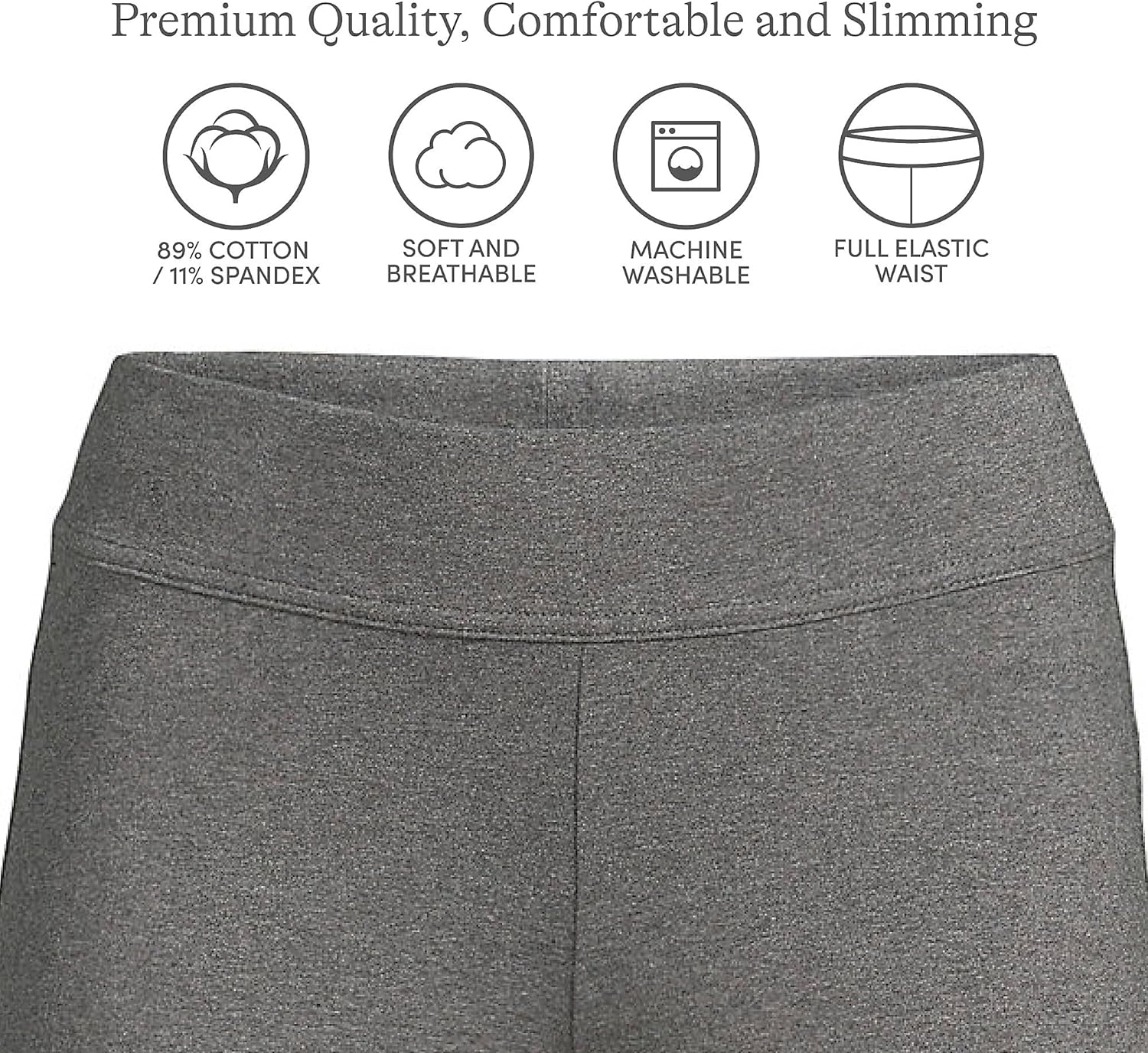 Lands' End Starfish Mid Rise Straight Leg Pants - Image 4