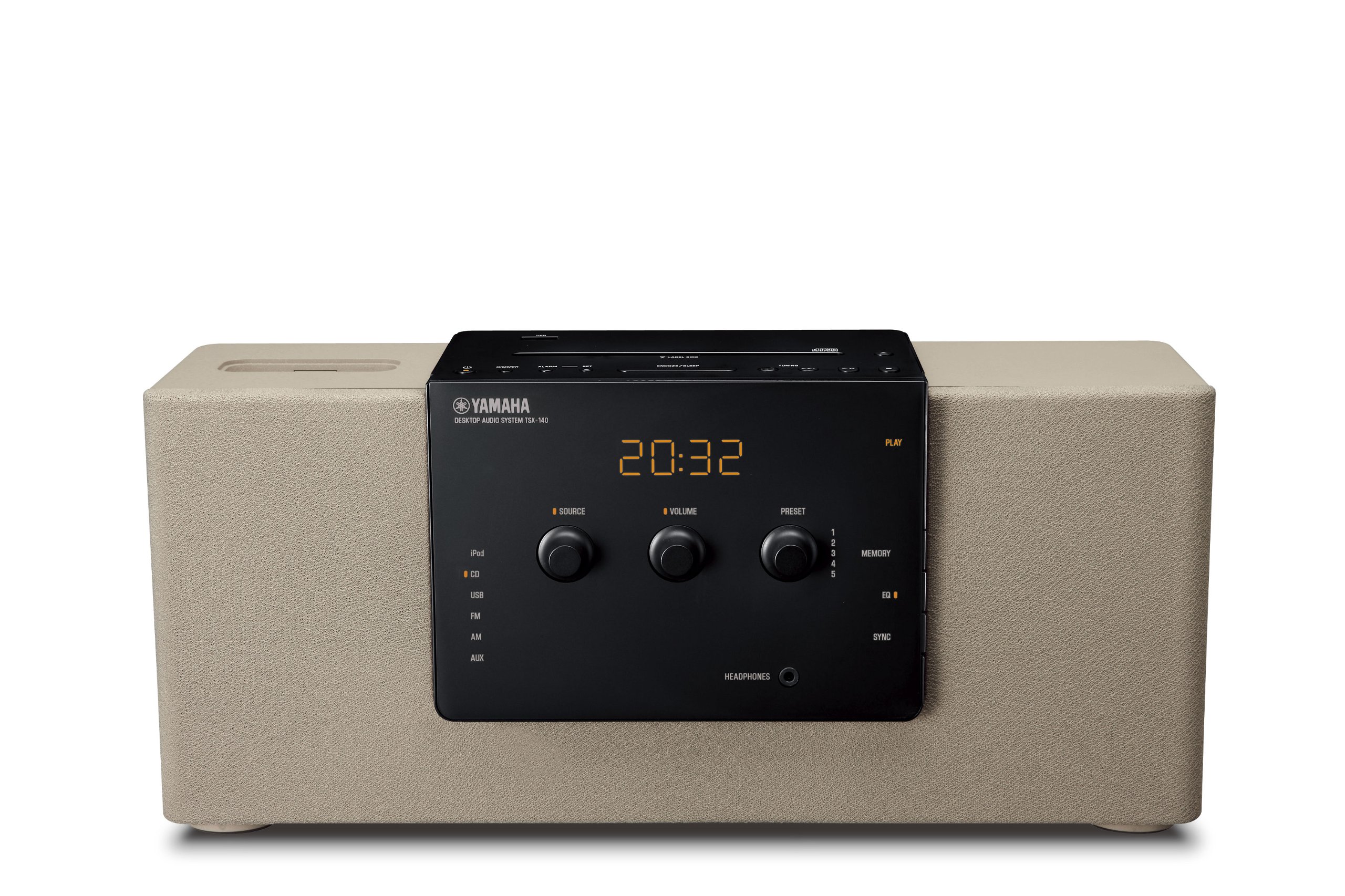 Yamaha TSX-140 Desktop Audio System with iPod Dock (Gray)