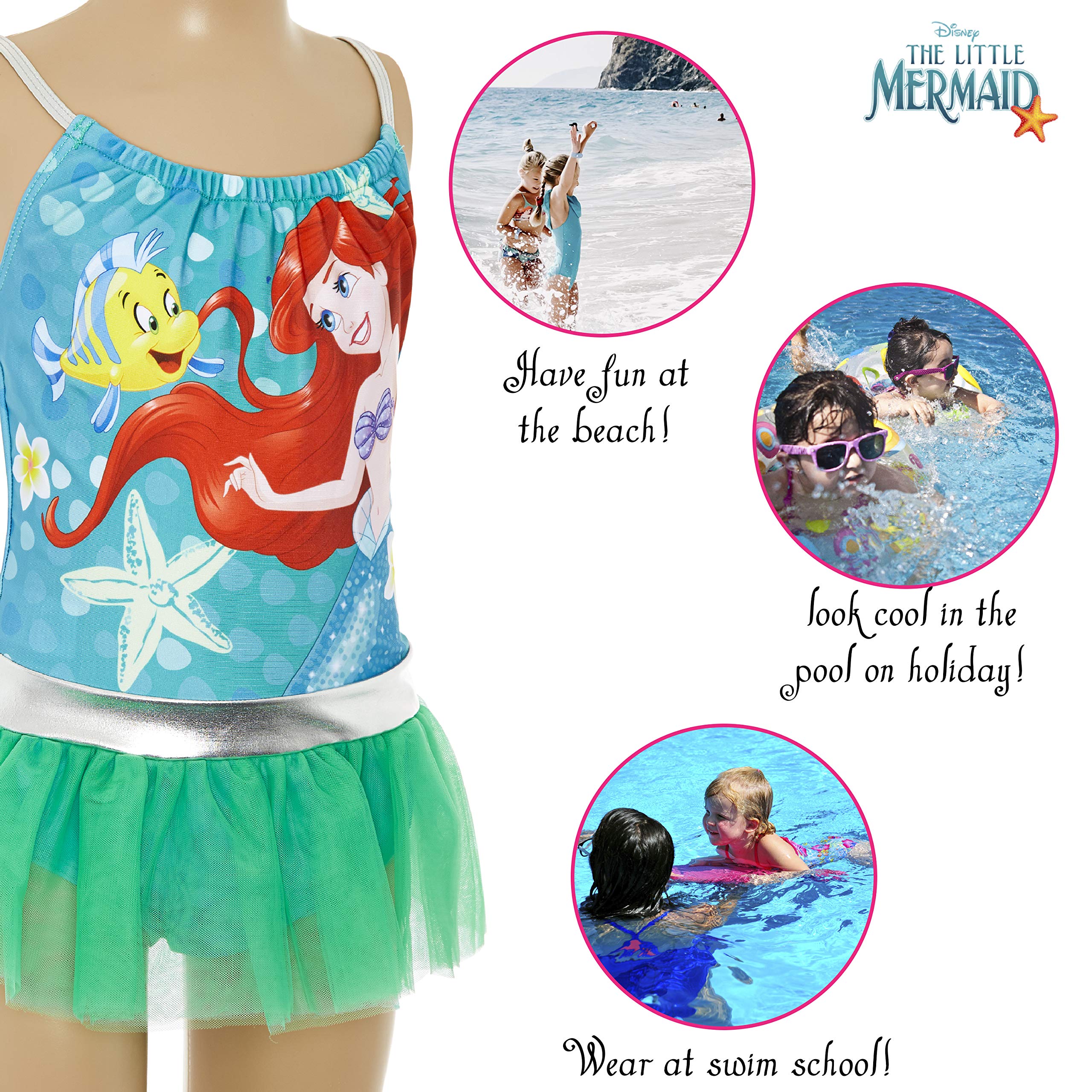 Ice Princess Swimming Costume (Brown & Yellow) main image 1