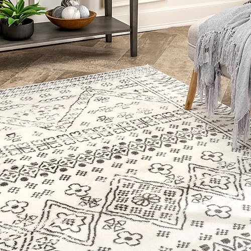 Miniatura 8 de nuLOOM Frances - Alfombra marroquí de 2 x 12 pies para sala de estar, dormitorio, comedor, entrada, pasillo, cocina, gris claromarfil