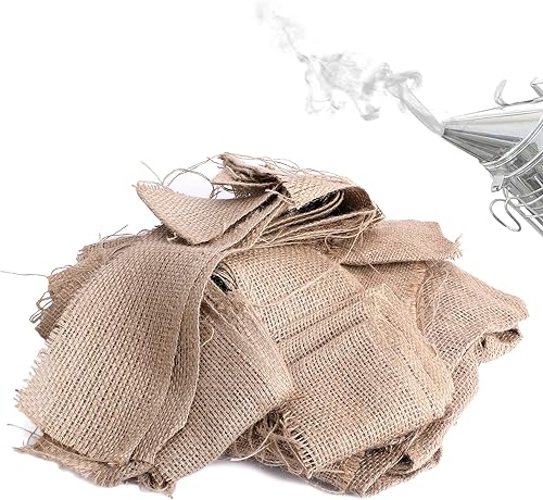 DECOHS Combustible para ahumador de abejas de arpillera de 2 libras, combustible para ahumador de arpillera para apicultura, fácil de encender,