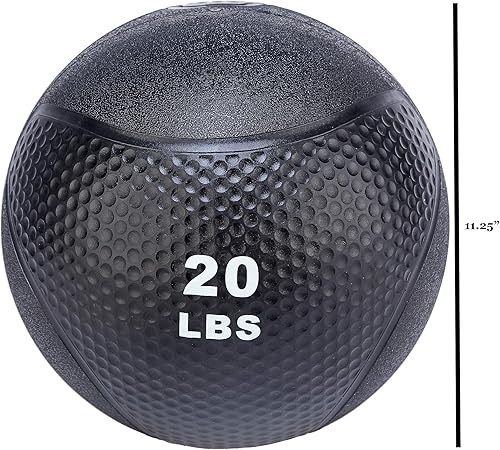 Vista 50 de Signature Fitness - Balón medicinal con peso, pelota de pared y pelota de golpe, varios estilos y tamaños