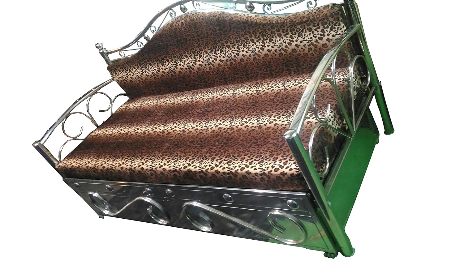 Sofa Cumbed with Storage and Mattress 3 Seater Sofa Bed with Stainless Steel Frame (5 x 6 feet), Multicolor Sofa Cumbed with Storage and Mattress 3 Seater Sofa Bed with Stainless Steel Frame (5 x 6 feet), Multicolor