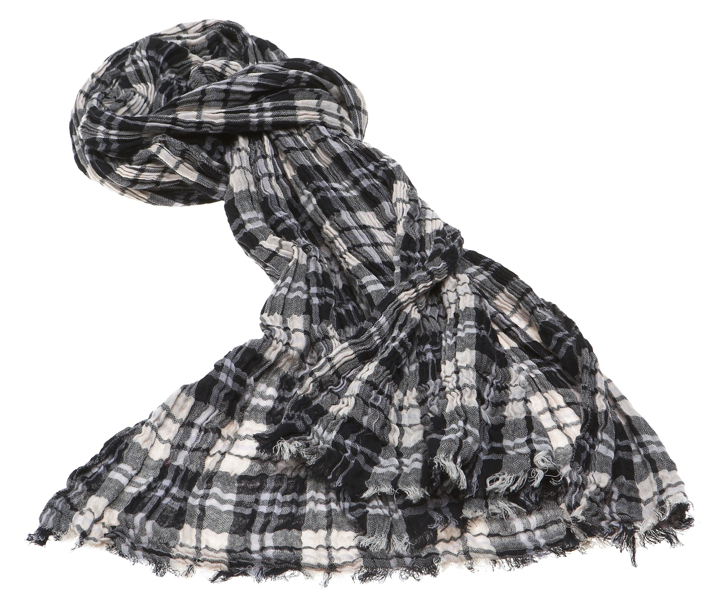 Collection XIIXWomen's Jessica Simpson Crinkle Plaid Neckwrap Scarf