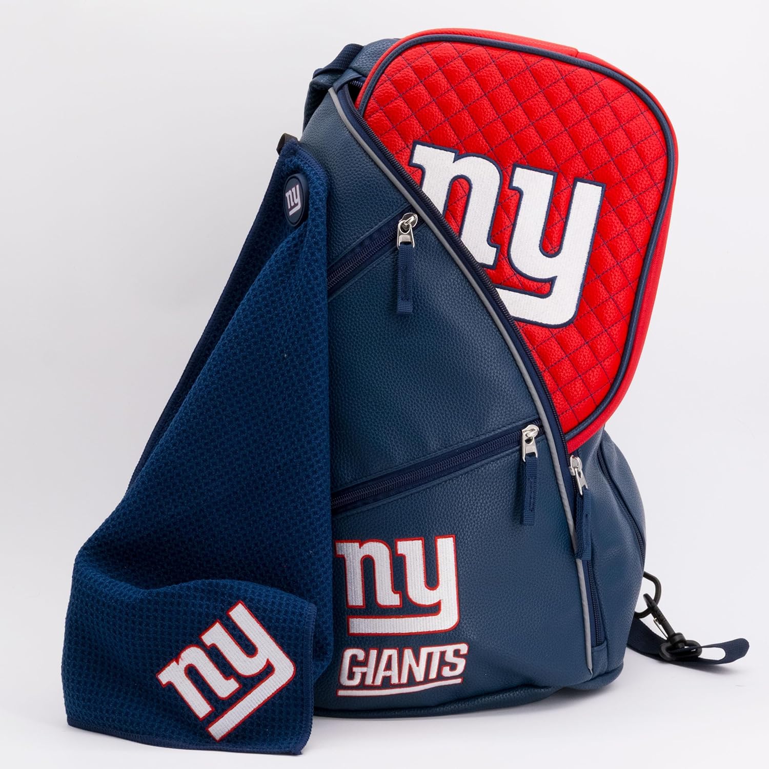 Team Golf PU Leather Backpack, Multi Team Colors, Large