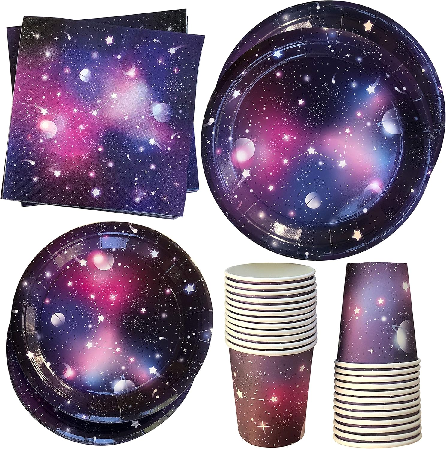 Outer Space Themed Party Decorations (Serves 24) Galaxy
