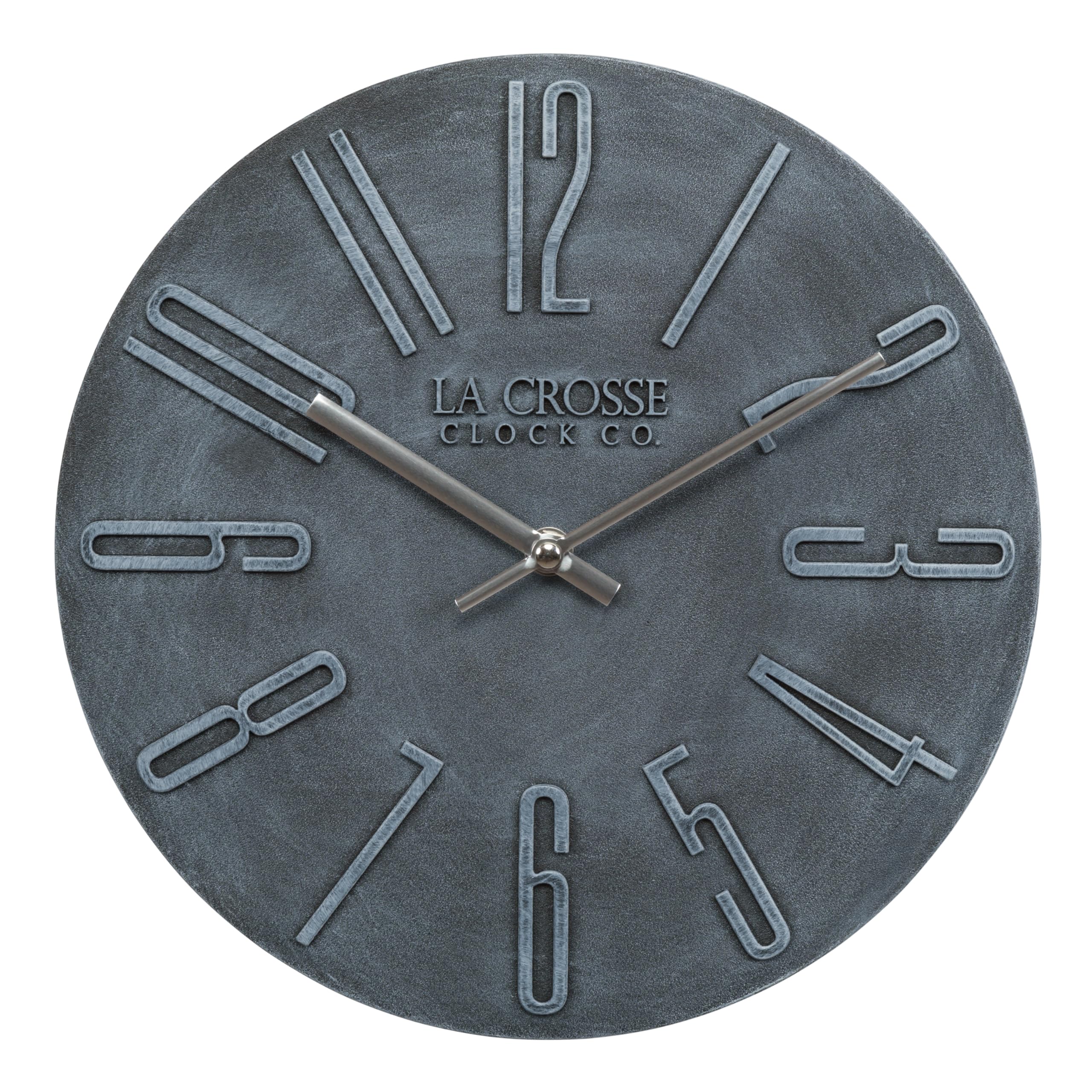Horloge murale analogique La Crosse Clock 404-3028B Cormac noire 28 cm