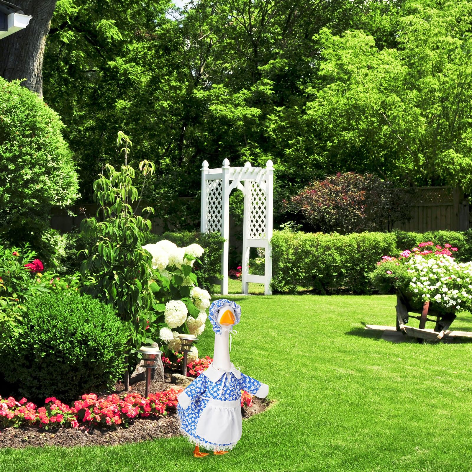 Snapklik.com : Summer Porch Goose Outfit For 17" Daisy Lawn Goose ...