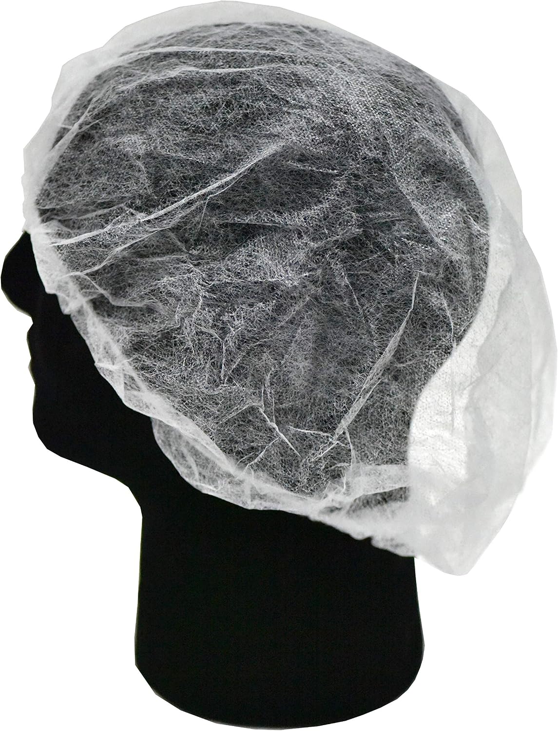 Disposable Bouffant Caps Hair Net, Spun-Bonded Polypropylene, Non-Woven, Medical, Labs, Nurse, Tattoo, Food Service, Health, Hospital, White, sold by case (500 Pieces)