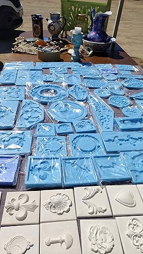 Miniatura 4 de Silicone mold rhombus applique, mold for concrete, mold for resin, mold for clay, rhombus tile