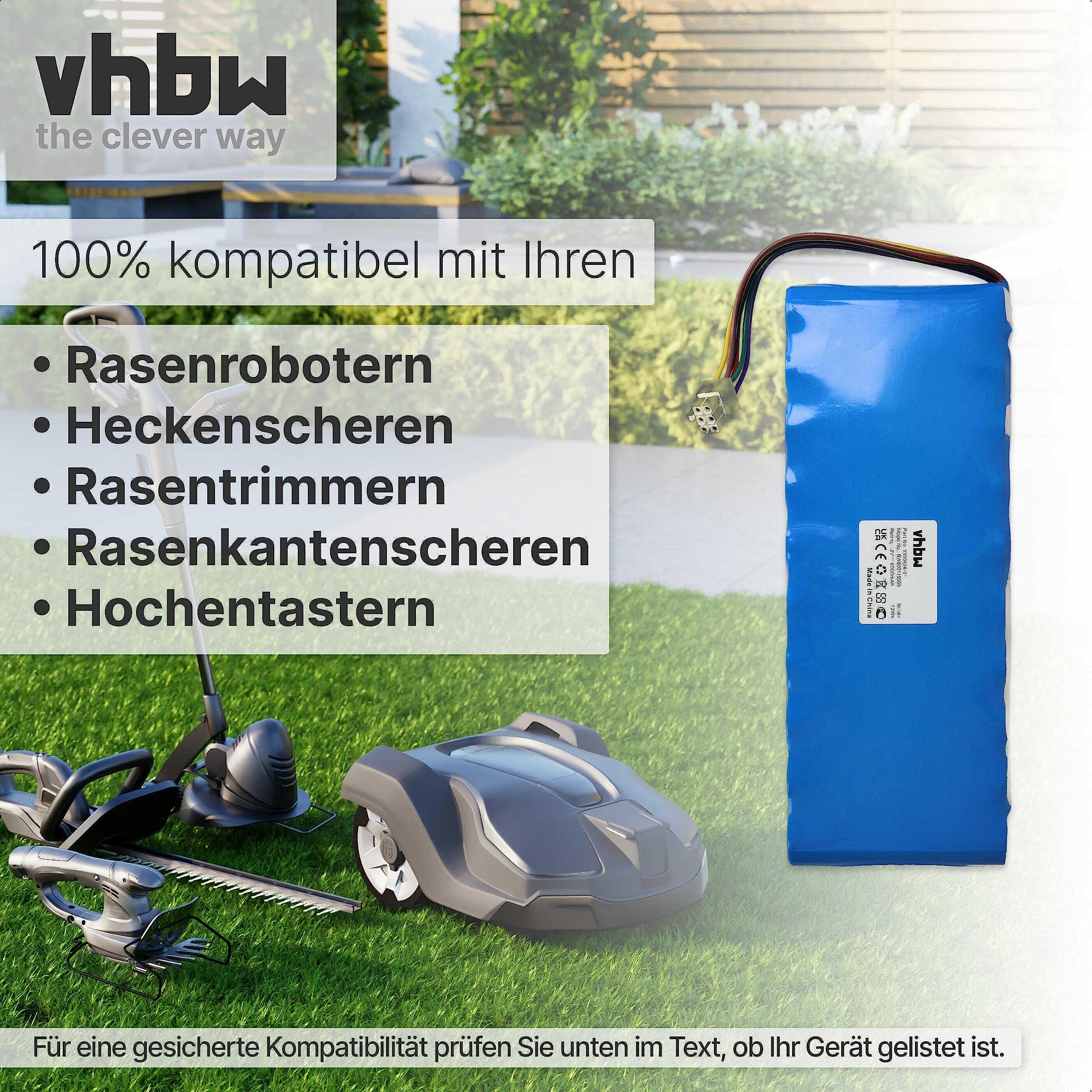 vhbw Batería Compatible con Husqvarna Automower G1 1998