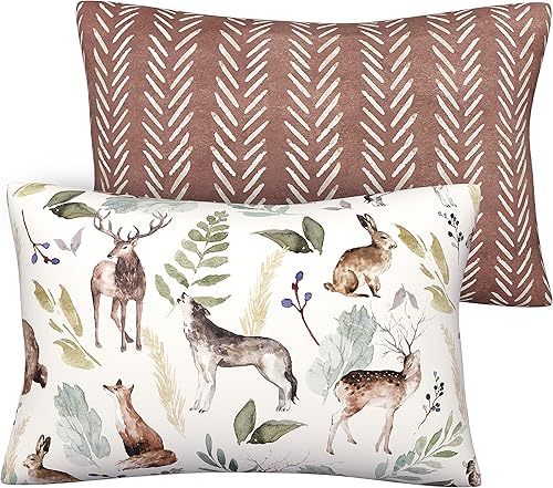 Pobibaby - Paquete de 2 fundas de almohada prémium para niños pequeños - Tejido de jersey ultrasuave - Almohada para cuna, almohada para niños,