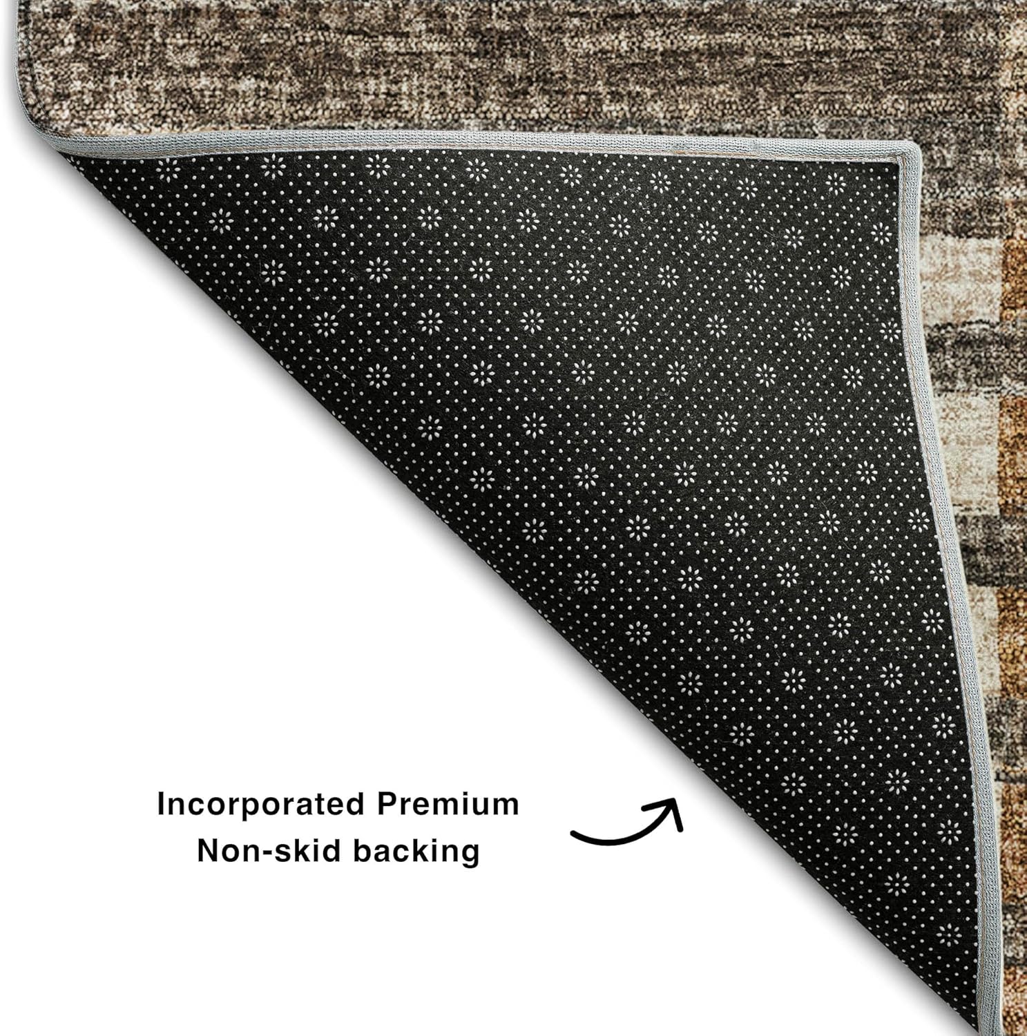 Addison Rugs Mayfield AMF687 Paprika 1'8" x 2'6" Indoor Premium Machine Washable Rug, Silky Soft, Easy Clean, Non Shedding, Bedroom, Living Room, Dining Room, Kitchen, Patio Rug