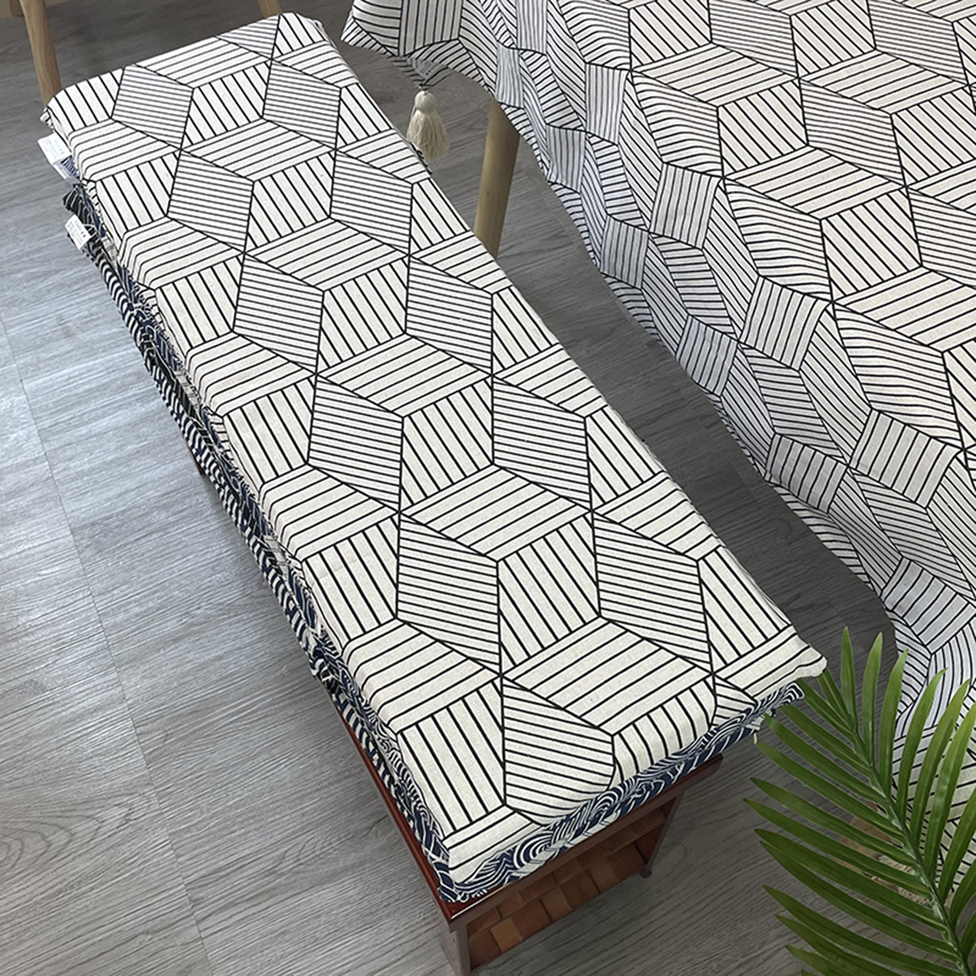 Coussin de banc de salle à manger et terrasse pour repas en extérieur