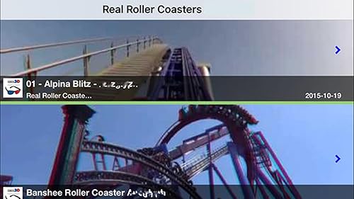 Real Roller Coasters in 3D Stereo