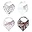Copper Pearl Baby Bandana Drool Bibs for Drooling and Teething 4 Pack Gift Set Dot