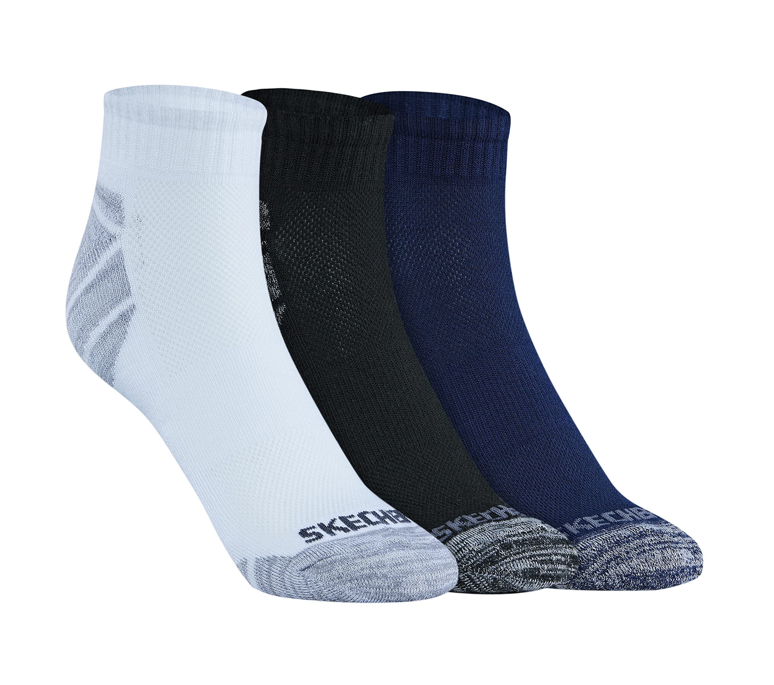 Polyester Men Short Socks S20039Id-Wbkb L, Multicolour