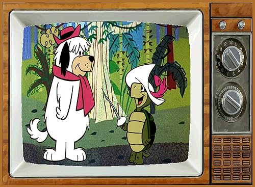 Miniatura 1 de Touché Turtle and Dum Dum TV - Imán para nevera, 2 x 3 pulgadas, arte sábado por la mañana, caricaturas, refrigerador, nostálgico, retro, C