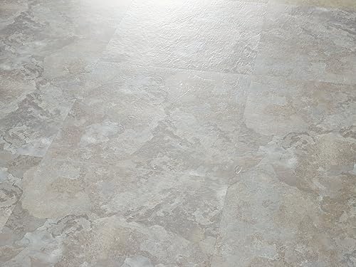 Miniatura 2 de Achim Home Furnishings - Losetas de vinilo para piso MJVT180210 Majestic, 18 pulgadas x 18 pulgadas, gris pizarra claro, paquete de 10 unidades