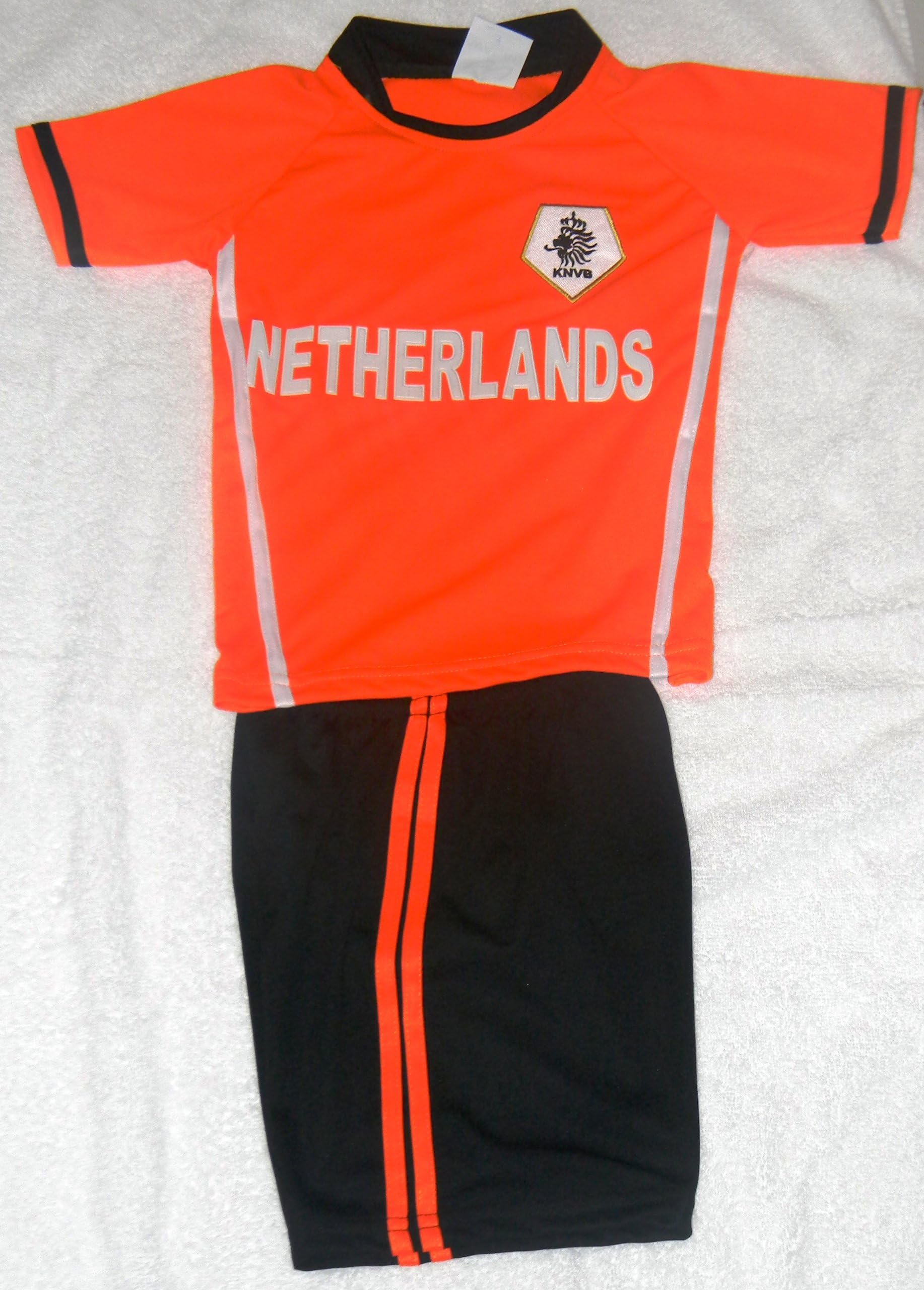 WALAS Childrens, Kids, Girls & Boys Holland Netherlands Soccer Set Size 4 (Ages 2 and 3)