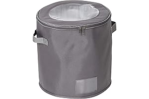 Honey-Can-Do Round Dinnerware Storage Container