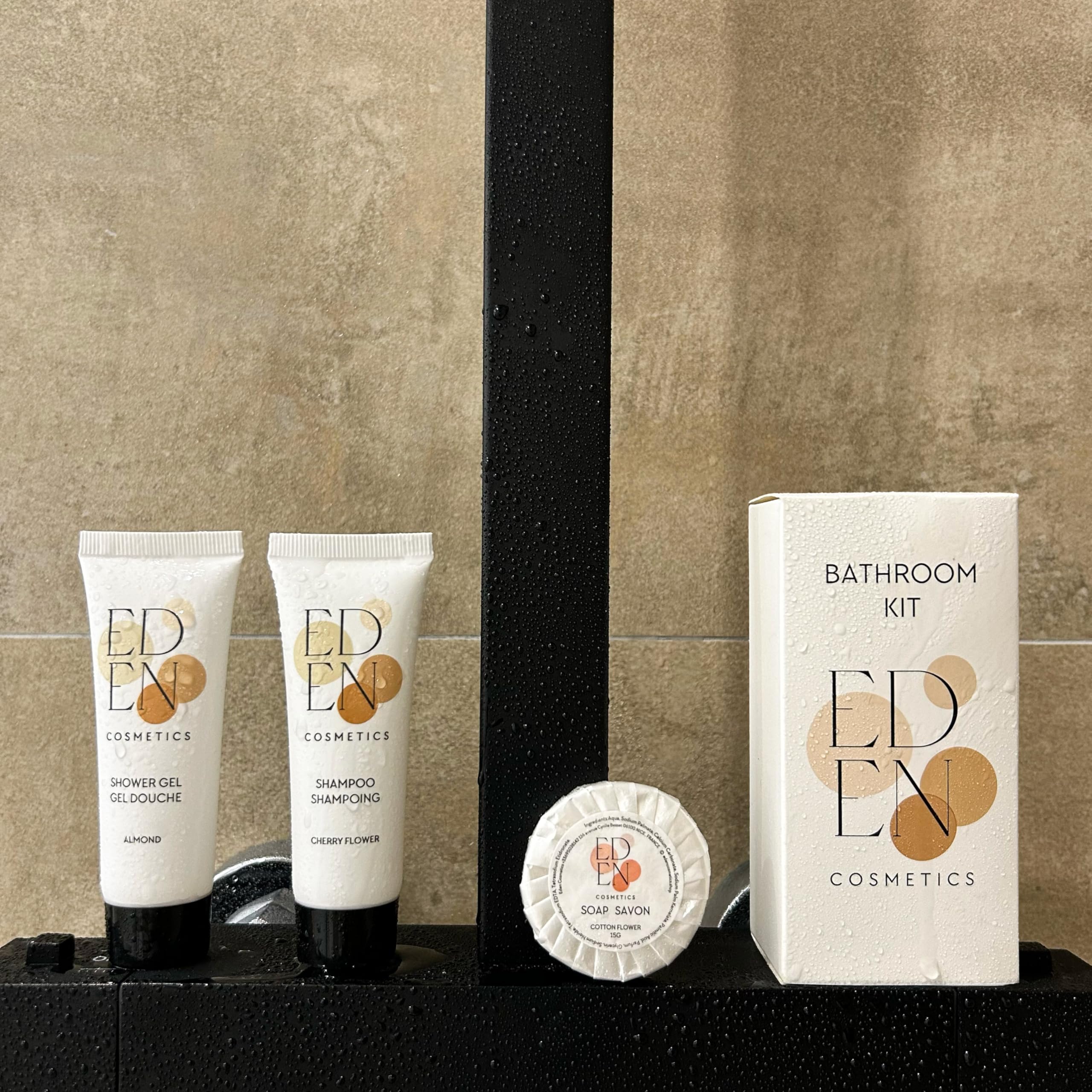 100 Geles Ducha 2 en 1 Lotus 30ml | Cuerpo y Cabello | Perfecto para Hoteles, Airbnb & Alojamientos