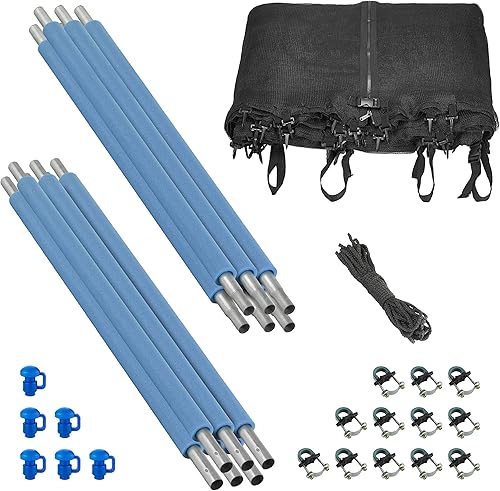 Miniatura 8 de Kit de repuesto para cercado de trampolines, negro