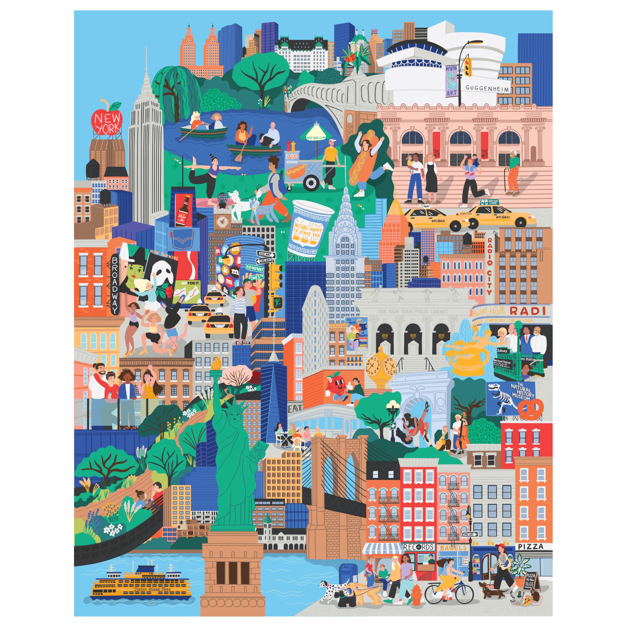 Ridley's | New York, New York! City Life 1000 pieces | Jigsaw Puzzle | Ages 14+