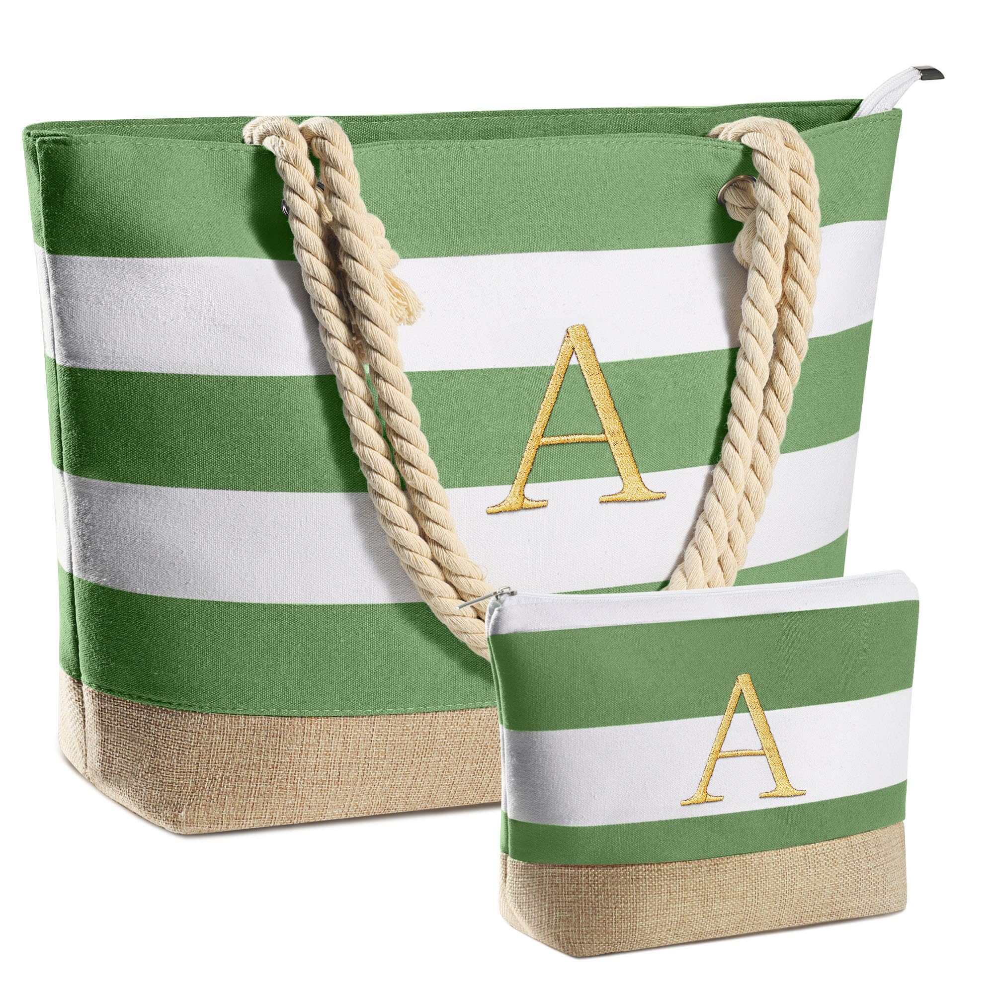 YOOLIFE Beach Bags for Women - Travel Canvas Beach Tote, Pool Waterproof Bag, Travel Essentials, Gifts for Women Birthday