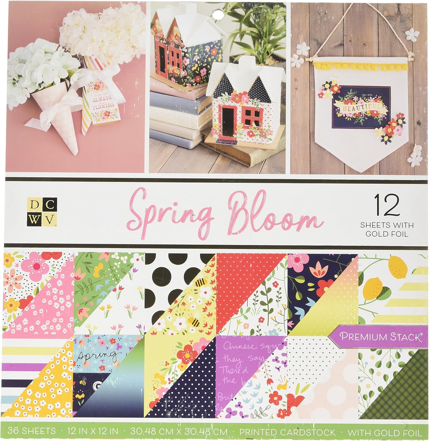 Die Cuts With a View Paper, MultiColoured, 12x12Inch BigaMart