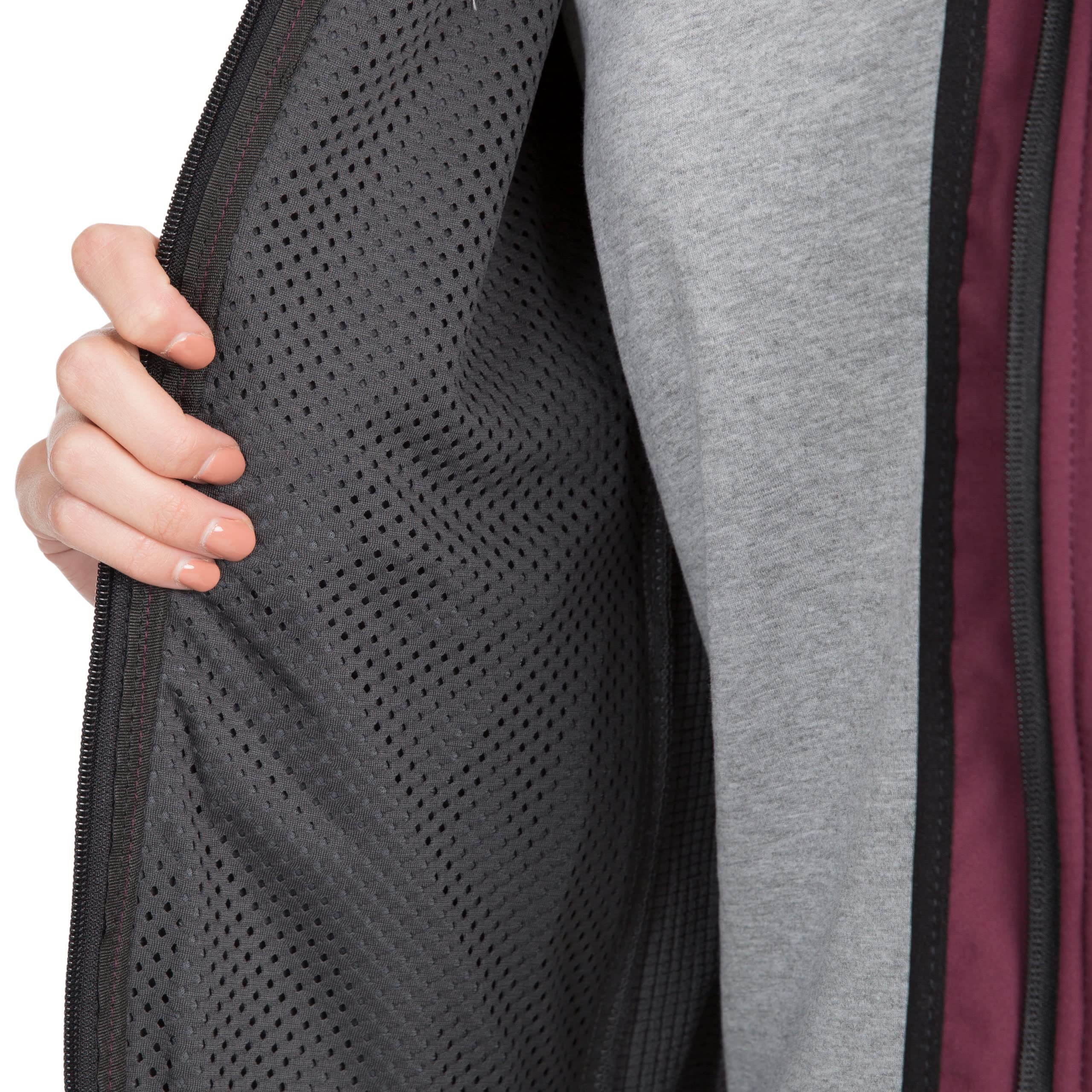 Trespass Bela II - Carcasa Suave Impermeable Chaqueta con capucha extraíble Mujer