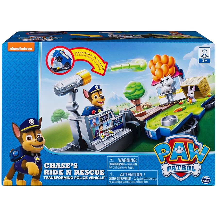 Amazon.com: Paw Patrol, Chase's Ride 'n' Rescue