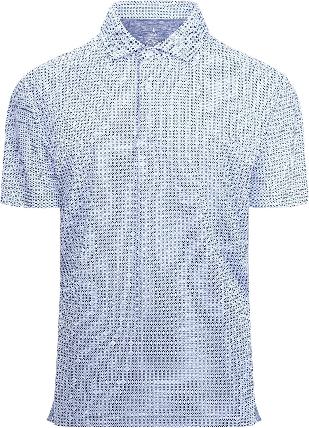 WARHORSEE Golf Polo Shirts for Men Short Sleeve Wrinkle Free 4 Way Stretch Moisture Wicking Performance Collared Tshirts