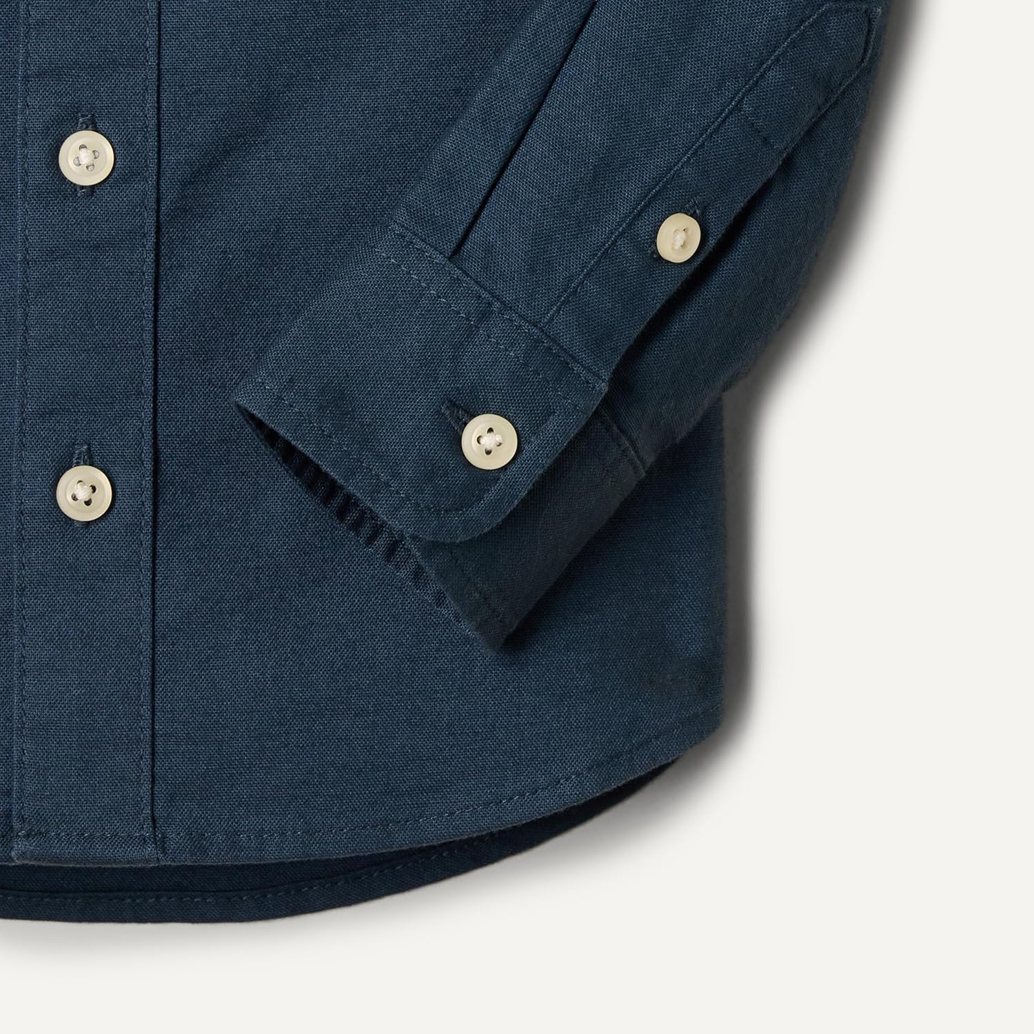 Amazon Essentials x Sofia Grainge Toddler and Baby Boys' Stretch Oxford Collar Shirt - Image 4