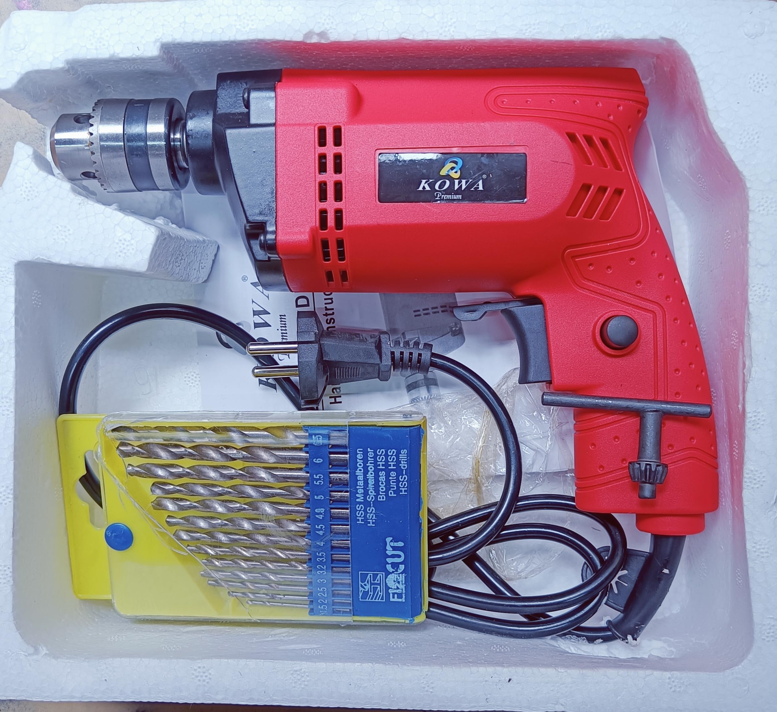 Drill 10MM Drill Machine Free Hss Drill bit Set Forward/Reverse Function (B0CWZ9NHWQ) Amazon Price History, Amazon Price Tracker