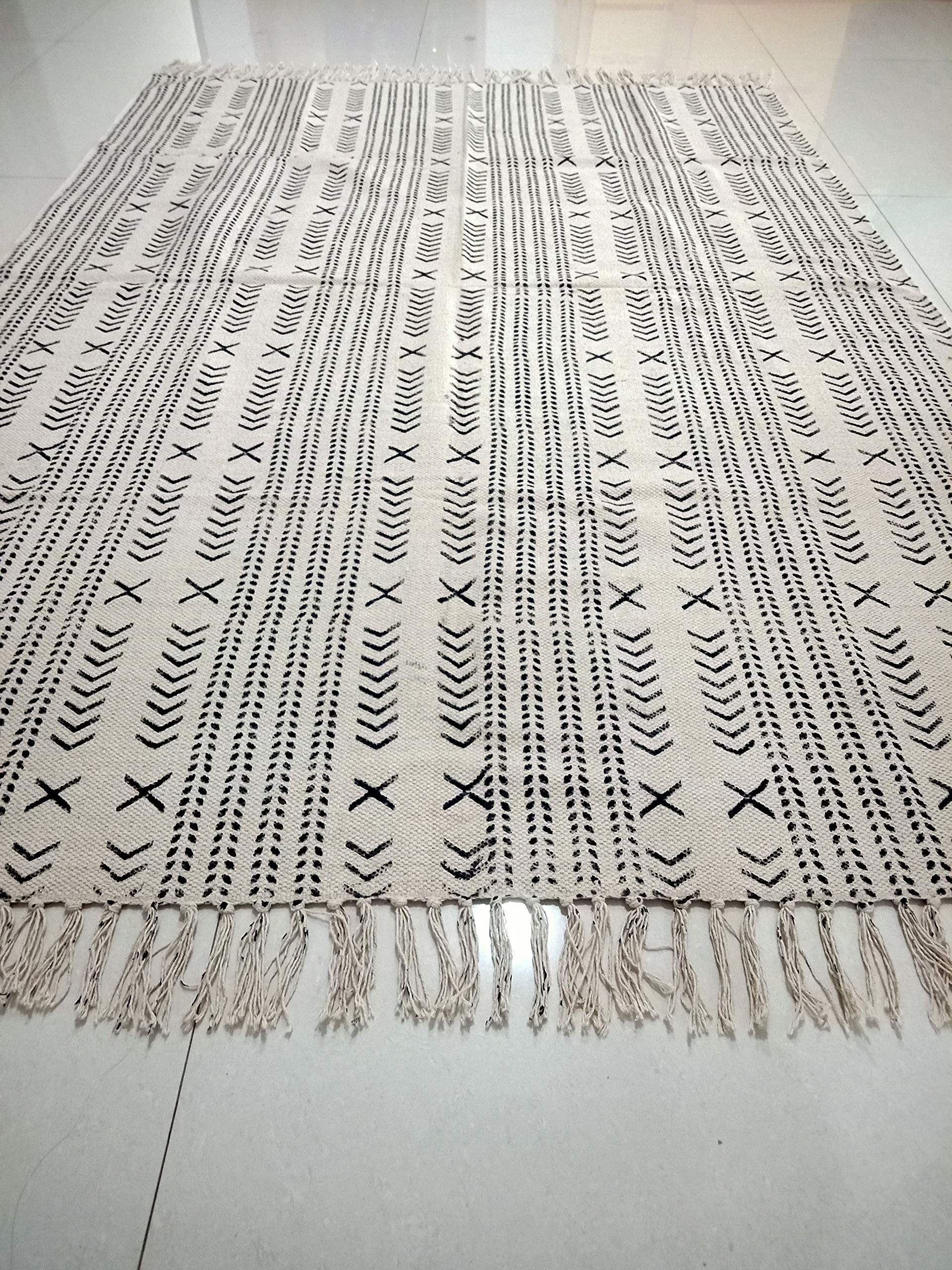 Cadeaux de la pendaison de cremaillere : grand tapis coton