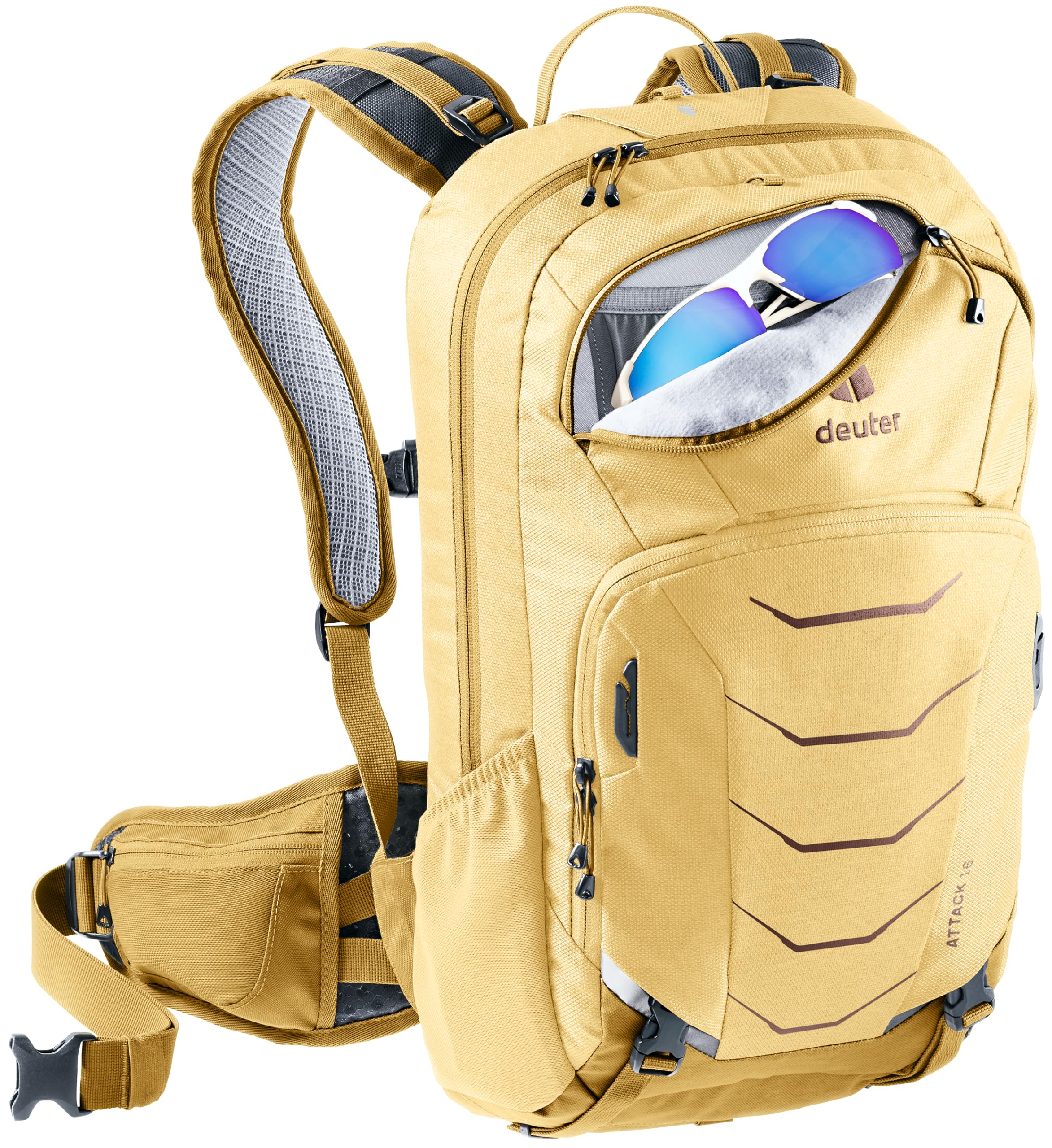 Deuter Attack 16 - Zaino da ciclismo con paraschiena