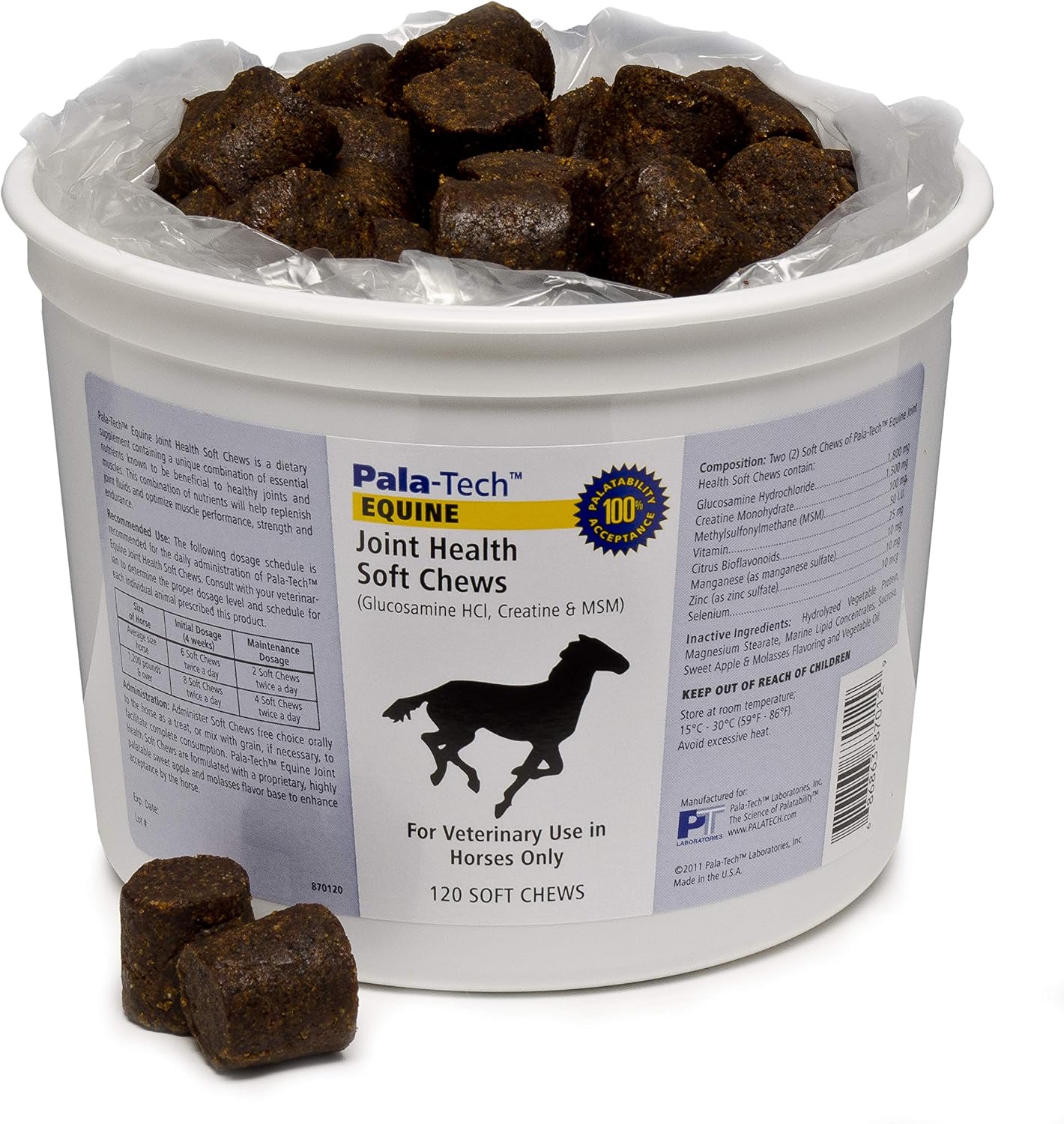 Pala-Tech Laboratories Inc Equine Joint Health Soft Chews B120