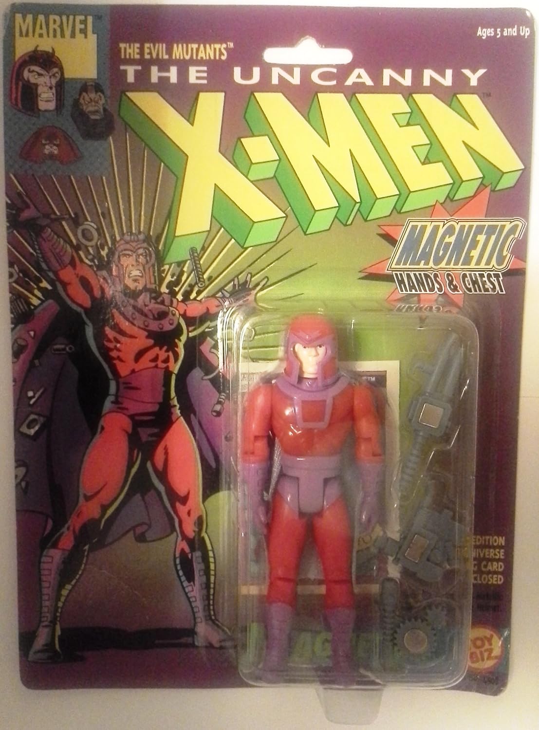 Toy Biz Marvel The Uncanny X-Men Magneto Action Figure 4.75 Inches