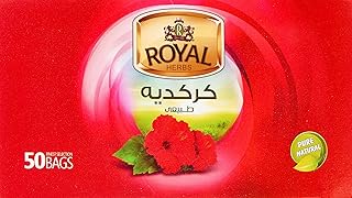 أعشاب الكركديه الملكية، 50 كيسًا