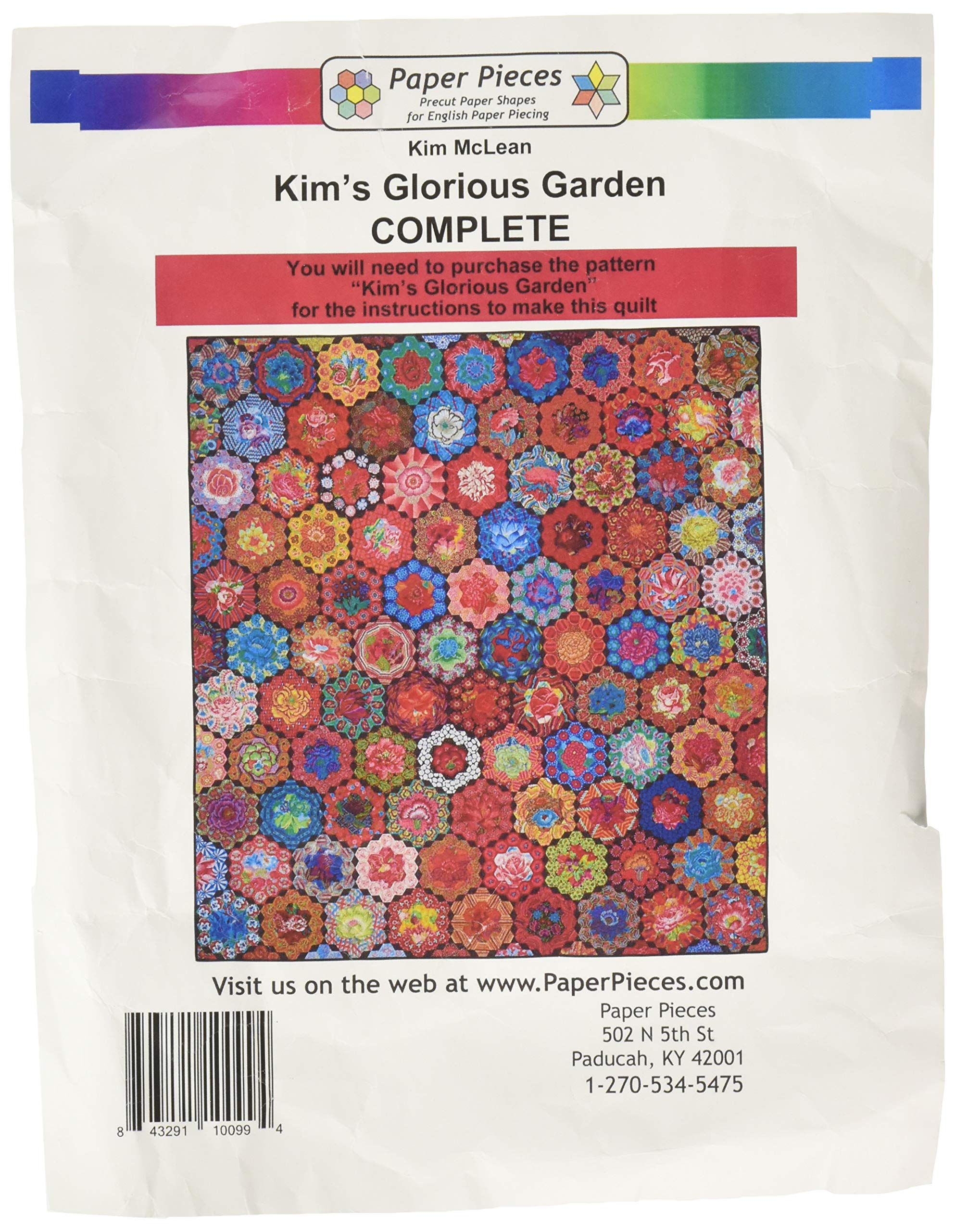 Paper Pieces Pack for Kim's Glor Garden Complete Set No Pattern